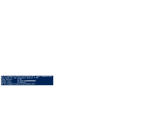 Programs/Variables/27 screenshot