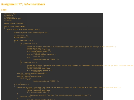 Programs/While/77 screenshot