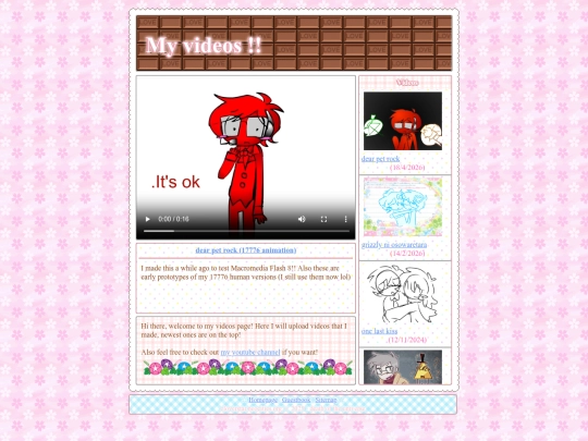 videos screenshot