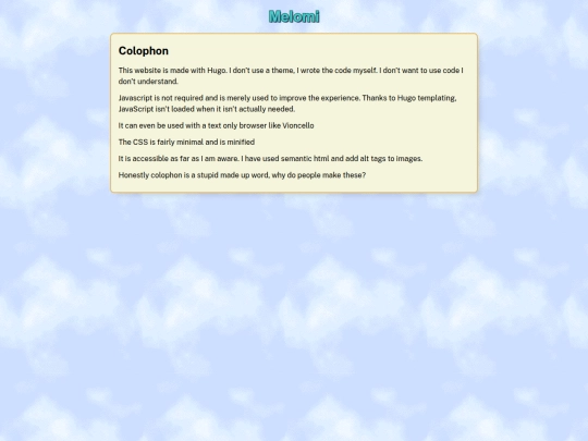 colophon screenshot