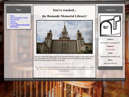 Website screenshot