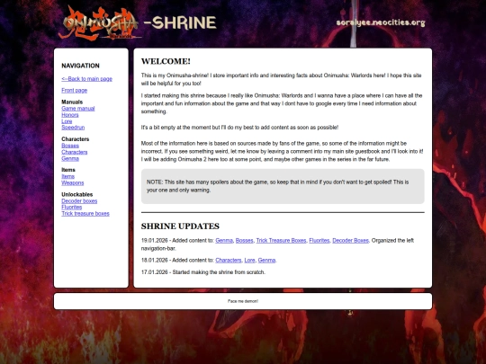Website screenshot
