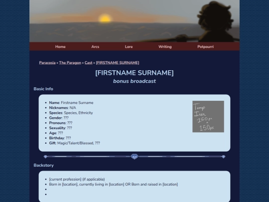 cast/template screenshot