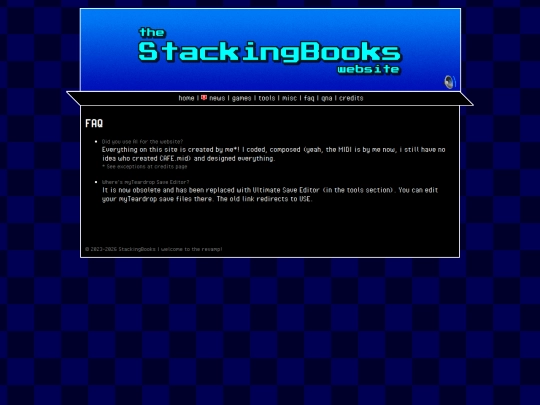 faq screenshot