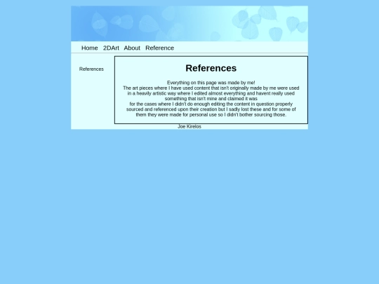 references screenshot