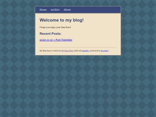 Zonelets screenshot