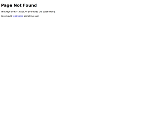 not_found screenshot