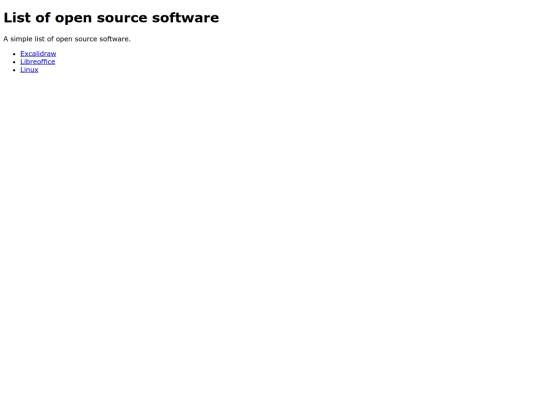 opensource screenshot