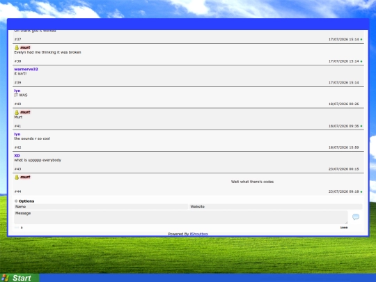 chatroom screenshot