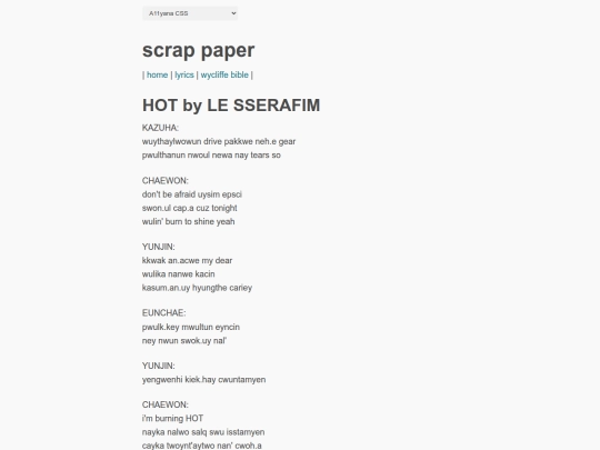 lyrics/hot screenshot