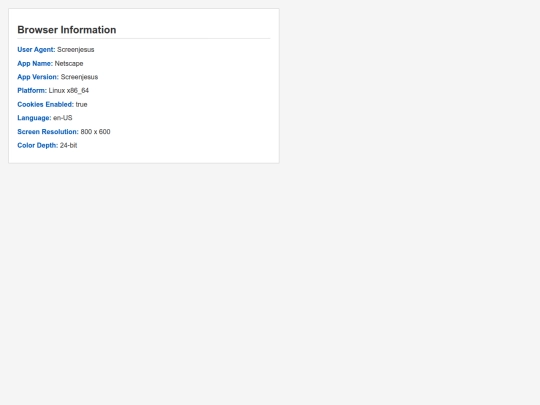 oldbrowserchecker screenshot