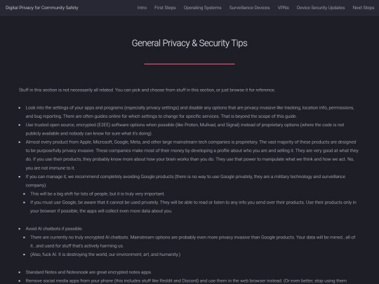 general screenshot