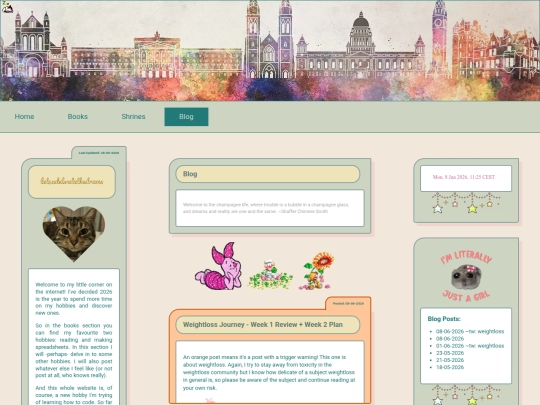 Blog screenshot