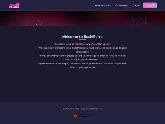 Website screenshot