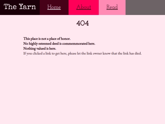 not_found screenshot