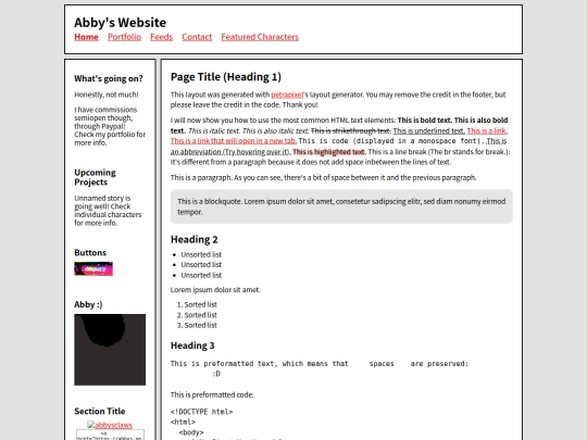 Website screenshot