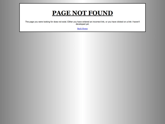 not_found screenshot