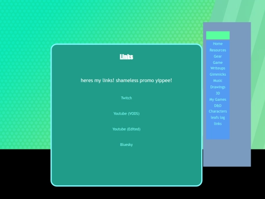 pages/links screenshot