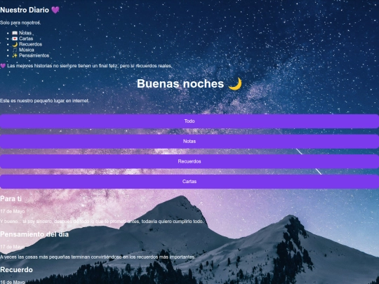 Diario screenshot
