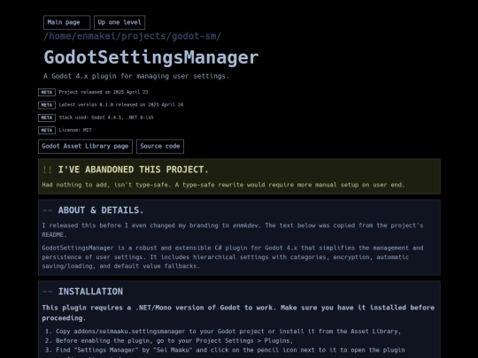 projects/godot-sm screenshot