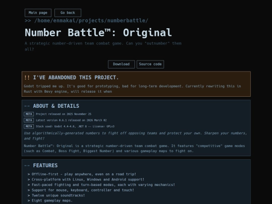 projects/numberbattle screenshot