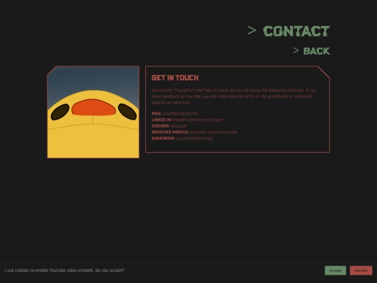 contact screenshot