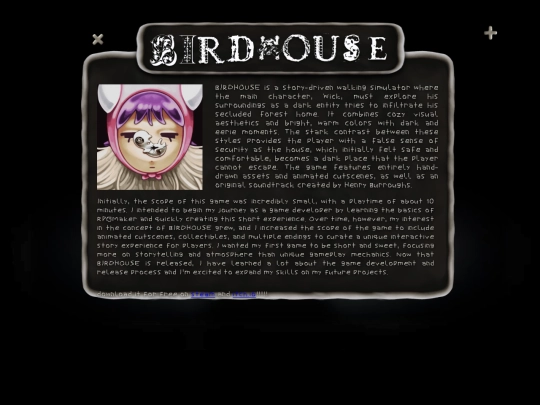 birdhouse screenshot