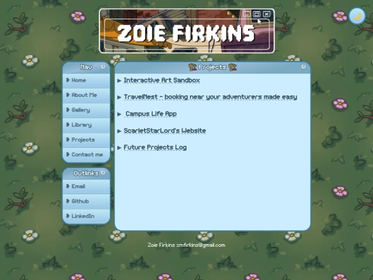 projects screenshot