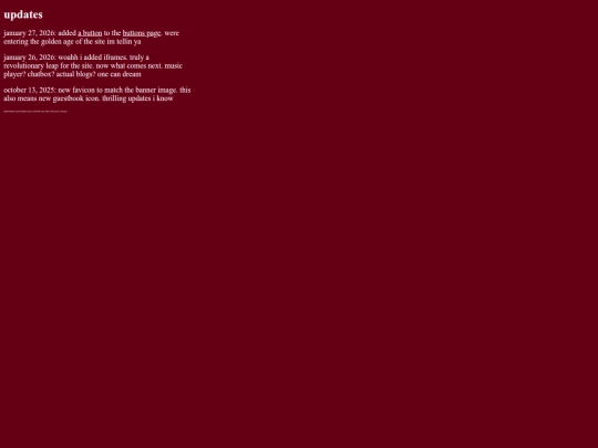 updates screenshot