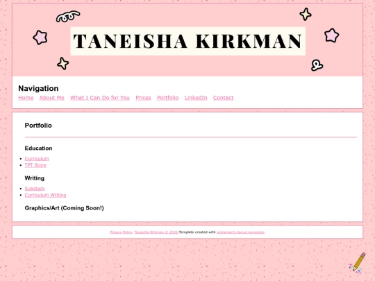 test screenshot