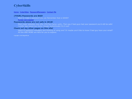 Website screenshot