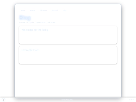 blog screenshot