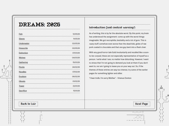 dreams/2026 screenshot