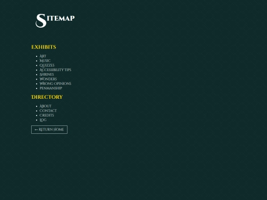 widgets/sitemap screenshot