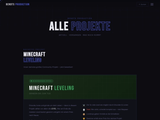 projekte screenshot