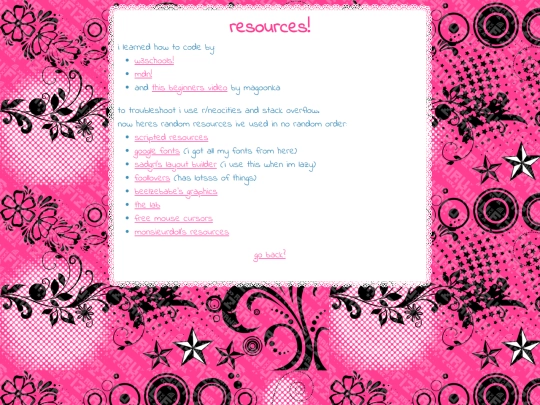 resources screenshot