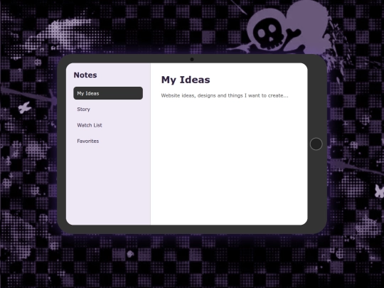 Note screenshot
