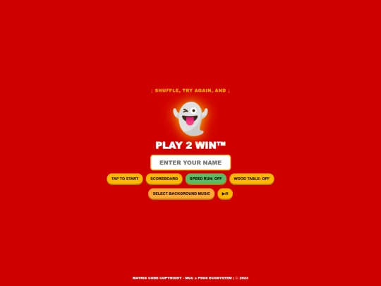Play 2 Win! Original Card Game/Play 2 Win app screenshot