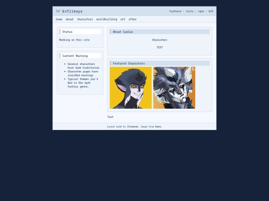 Website screenshot