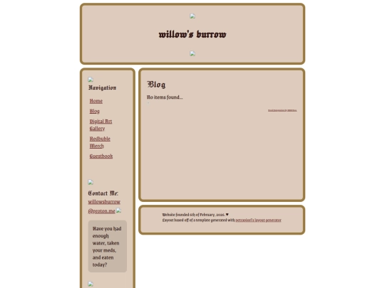 blog screenshot