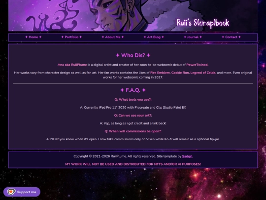 Website screenshot