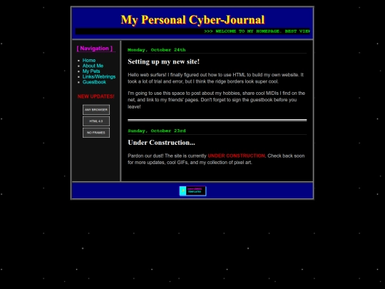 Website screenshot