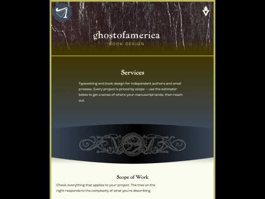 services screenshot