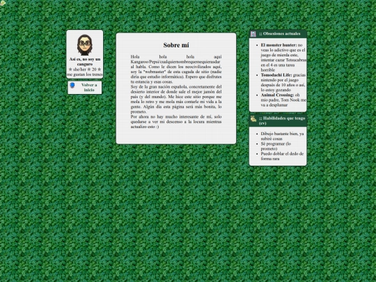 aboutme screenshot
