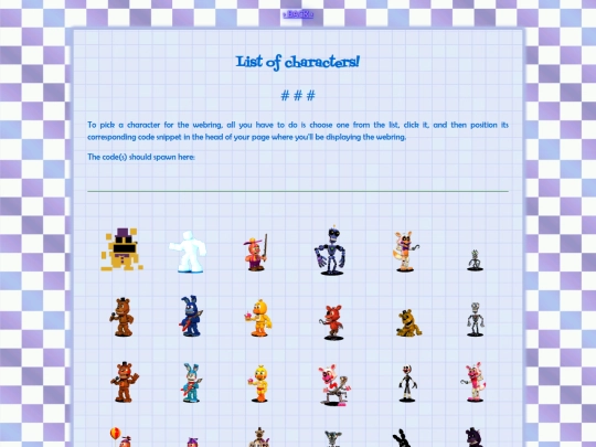 ListoChars screenshot