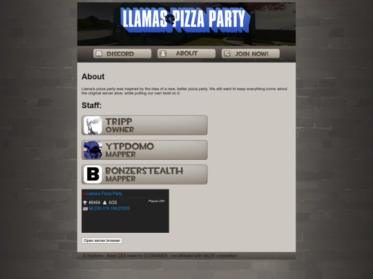 llamaspizzaparty/about screenshot