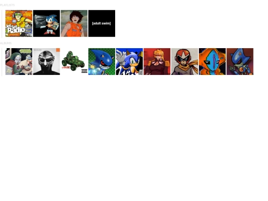 playlists screenshot