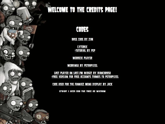 stuff/credits screenshot