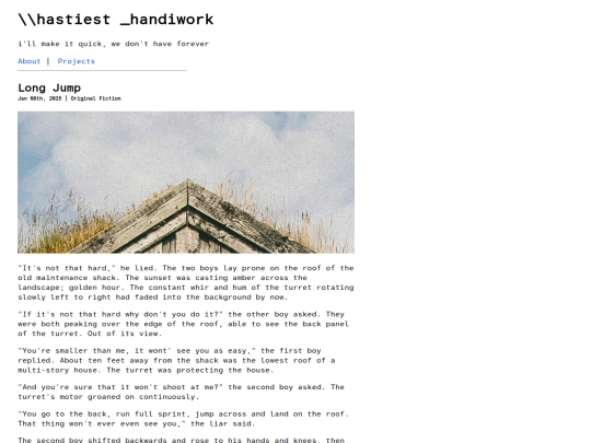 Website screenshot