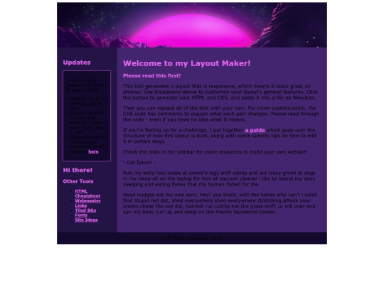 Website screenshot